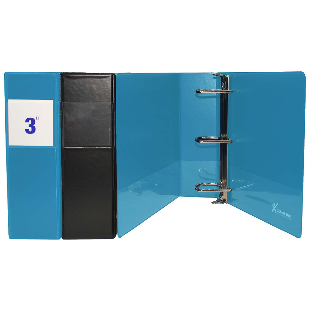 School Start D-Ring Binder (3", Assorted)